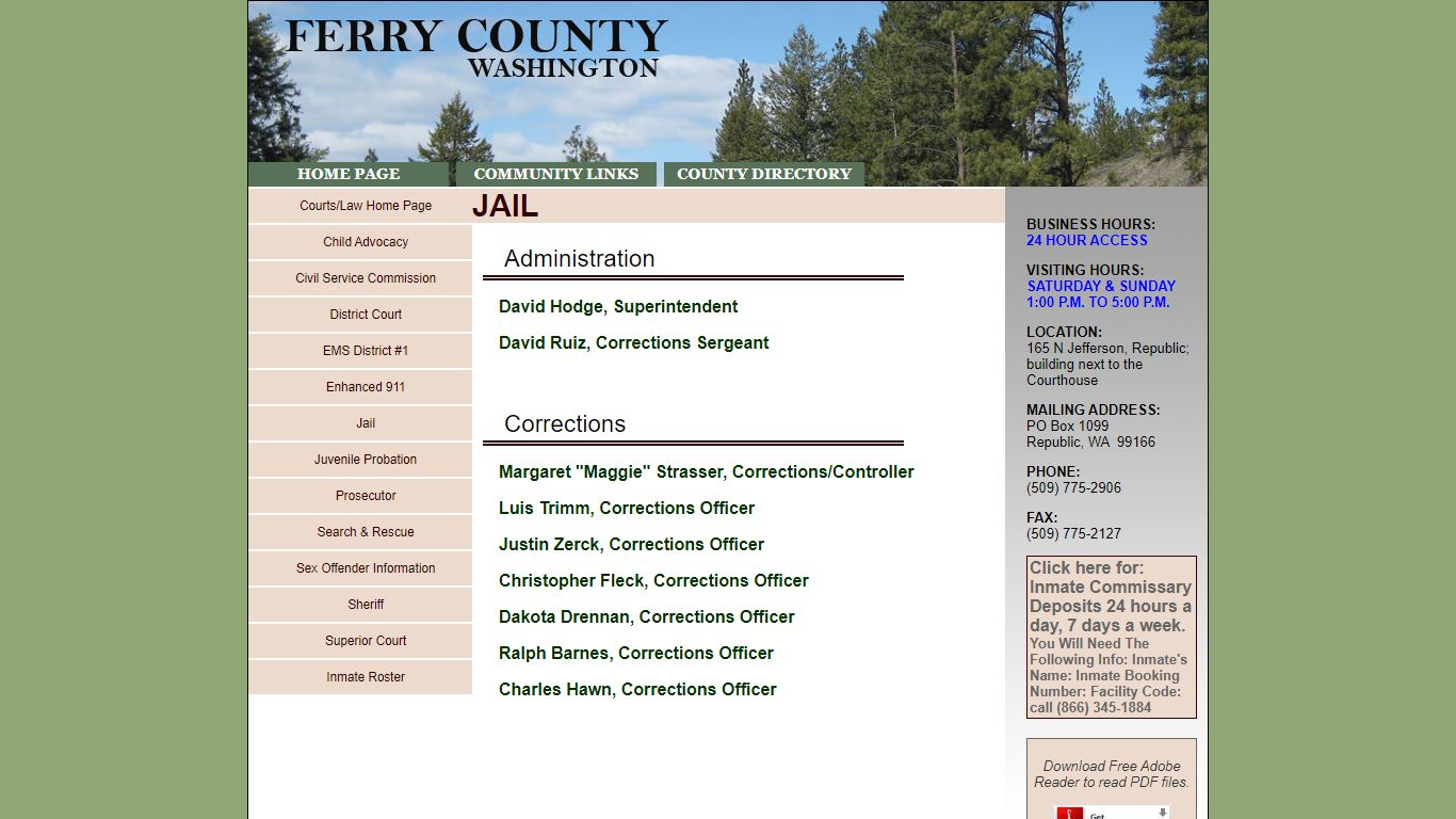 Ferry County Jail